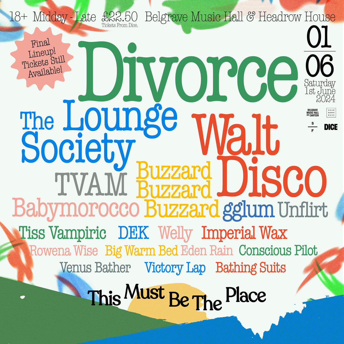 This Must be the Place Festival 2024 (Sat) 01/06/24 @ Belgrave Music Hall & Headrow House