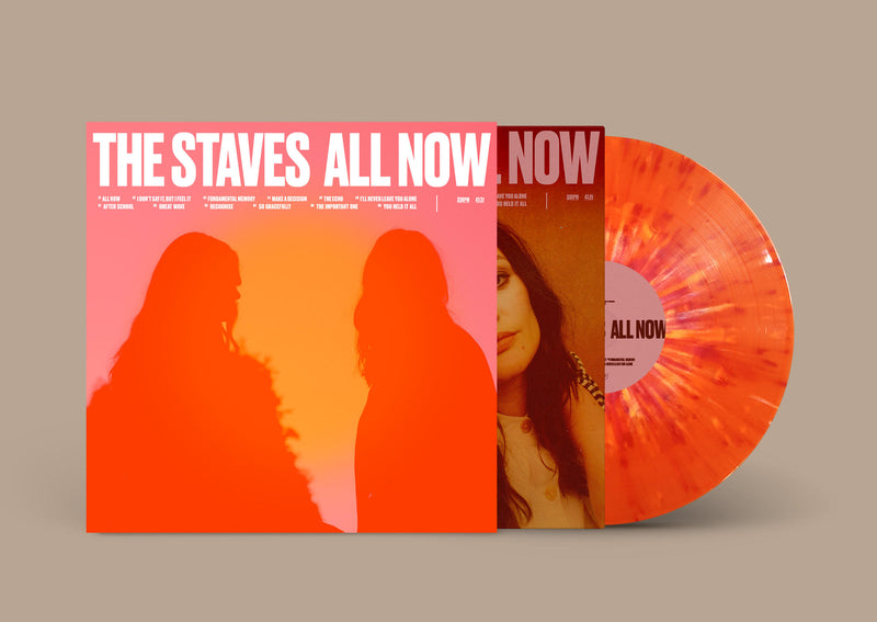 Staves (The) - All Now: “Tangerine Dream” Orange / Pink Splatter Vinyl LP + Signed Alternative Artwork DINKED EDITION EXCLUSIVE 272