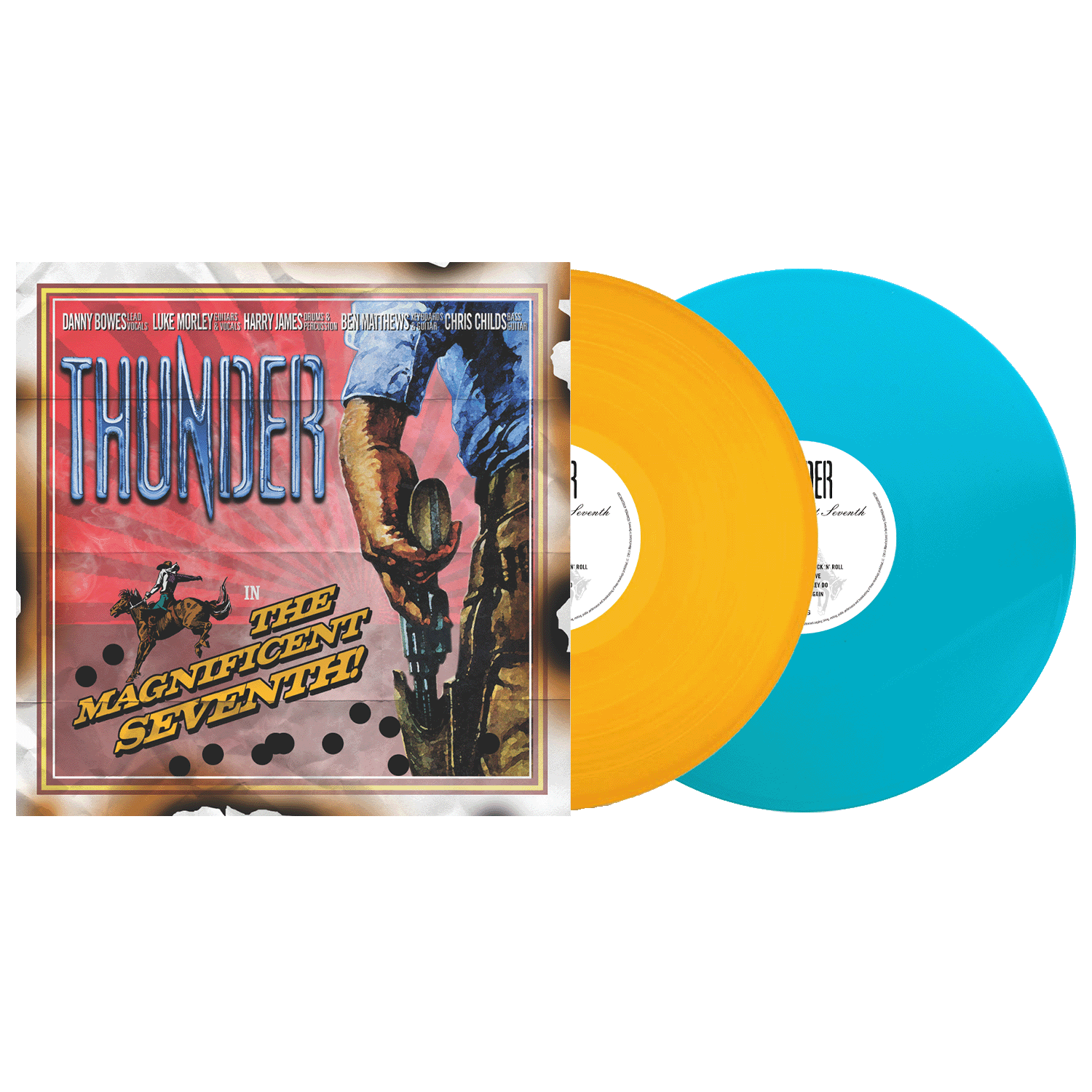 ワールドワイド2LP Thunder The Magnificent Seventh! BMGCAT857DLPX BMG /00520 Thunder - THE MAGNIFICENT SEVENTH (EXPANDED & REMASTERED