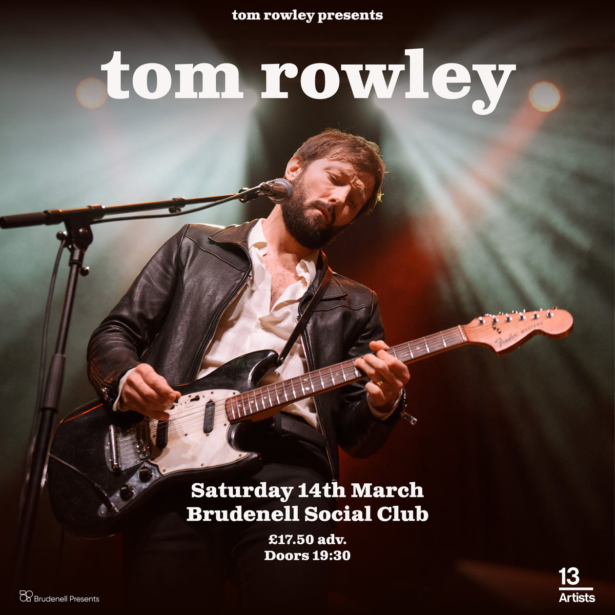 Tom Rowley 14/03/26 @ Brudenell Social Club