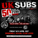 UK Subs 16/04/27 @ Brudenell Social Club