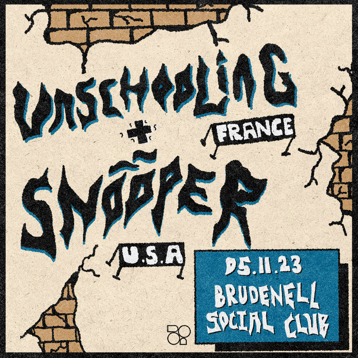 Unschooling + Snõõper (Co-headline) 05/11/23 @ Brudenell Social Club