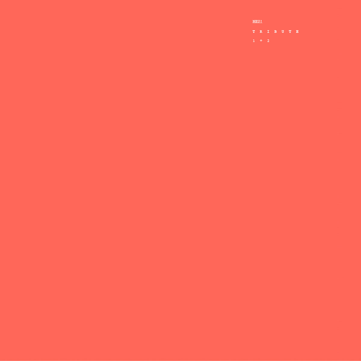 Various Artists - A Tribute To NEU! - Limited RSD 2024