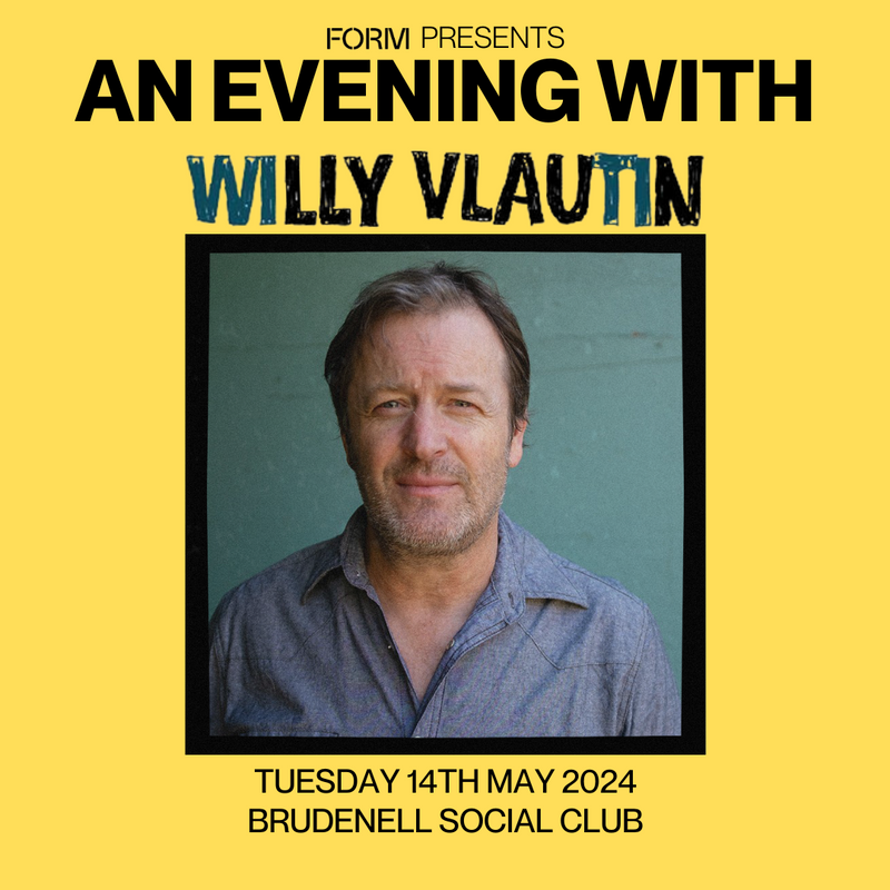 An evening with Willy Vlautin 14/05/24 @ Brudenell Social Club