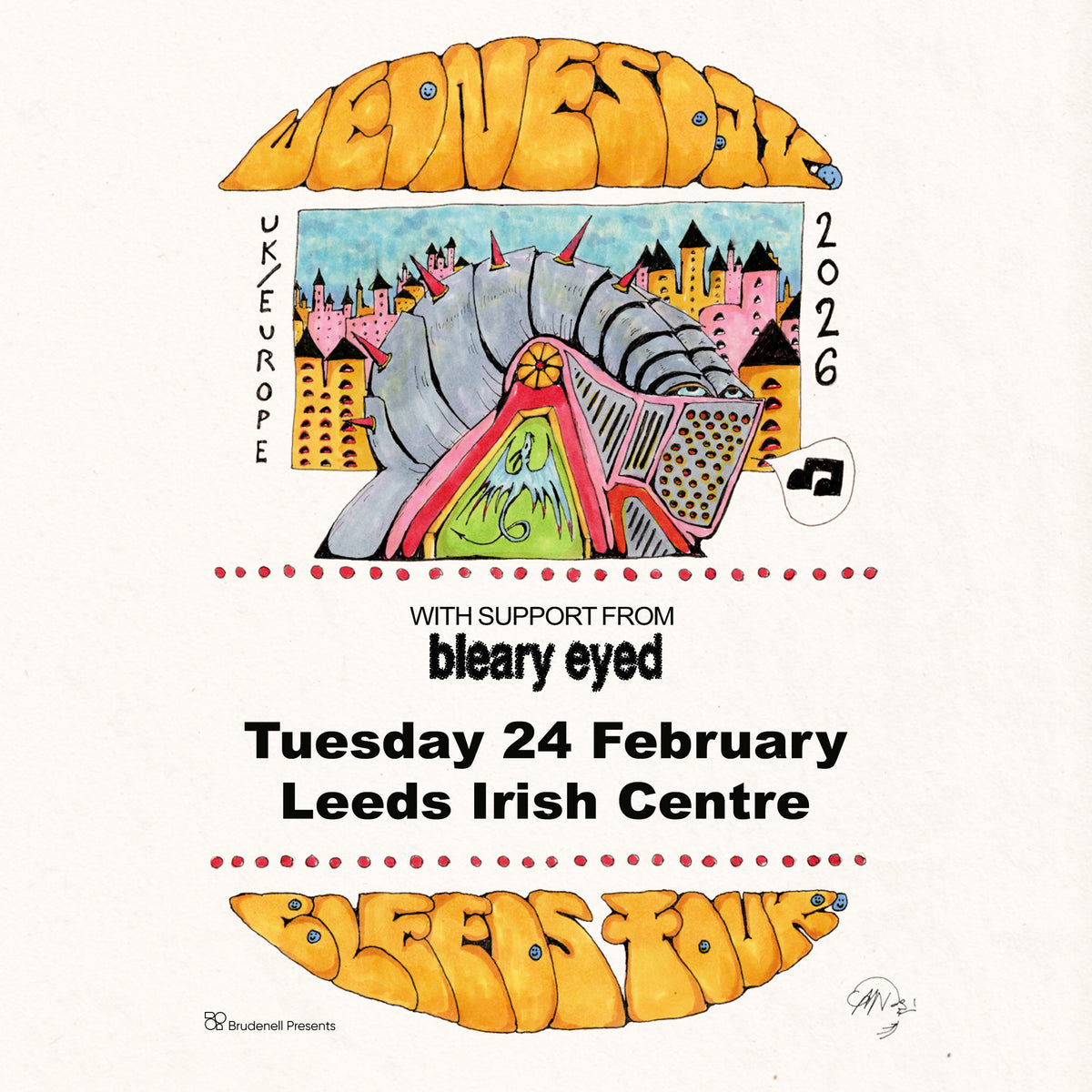 Wednesday 24/02/26 @ O2 Academy Leeds