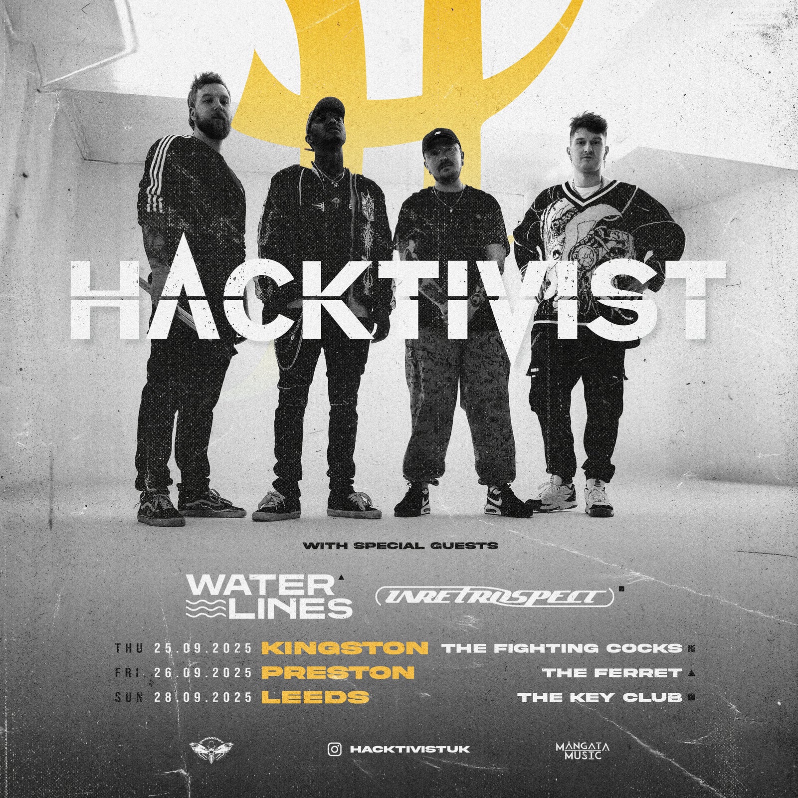 Hacktivist 28/09/25 @ The Key Club – Crash Records