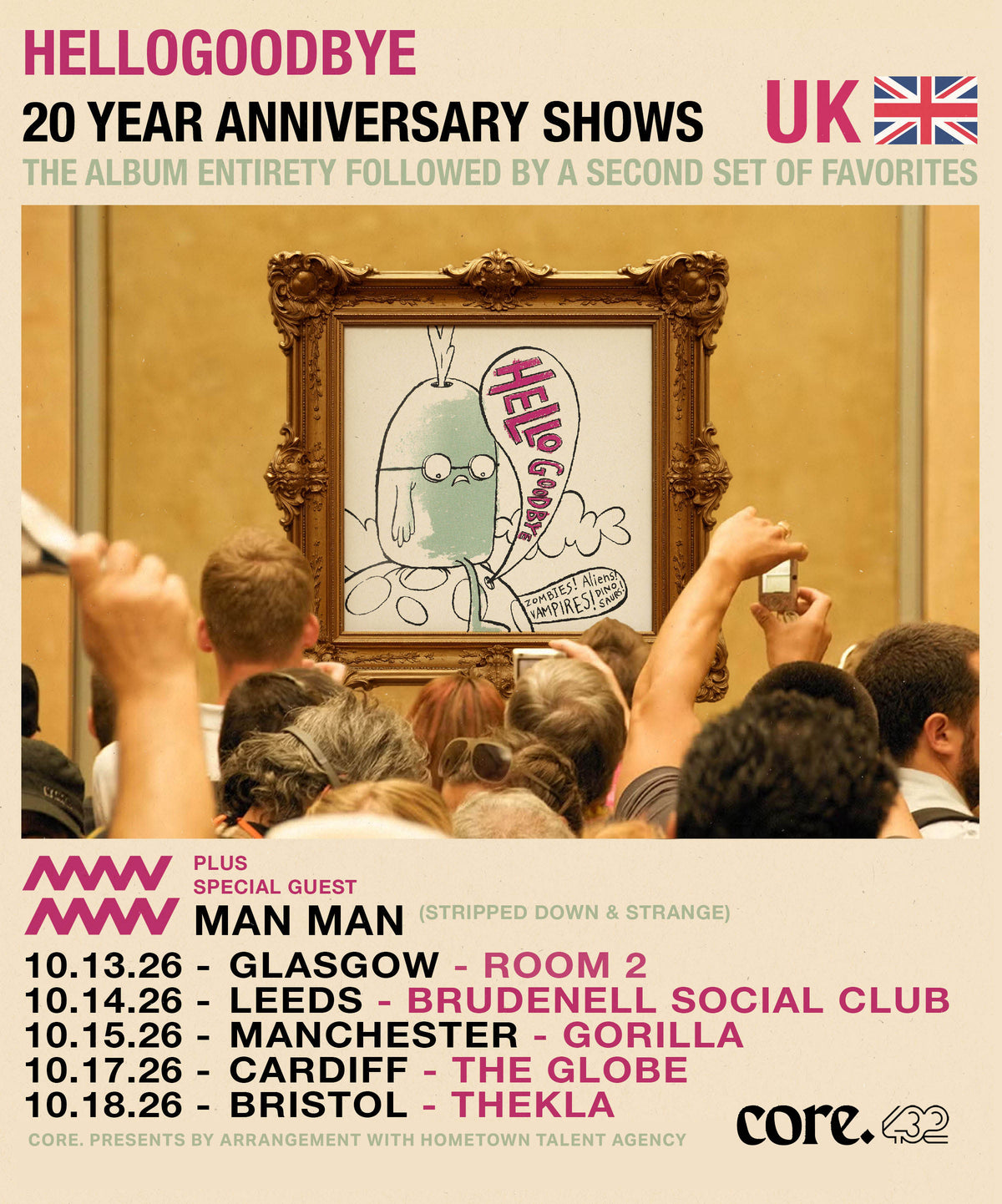 Hellogoodbye + Man Man 14/10/26 @ Brudenell Social Club