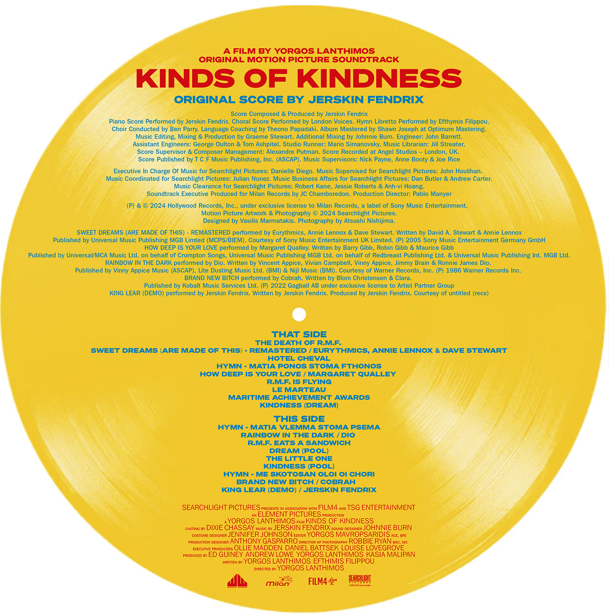 Kinds Of Kindness - Original Soundtrack: Jerskin Fendrix
