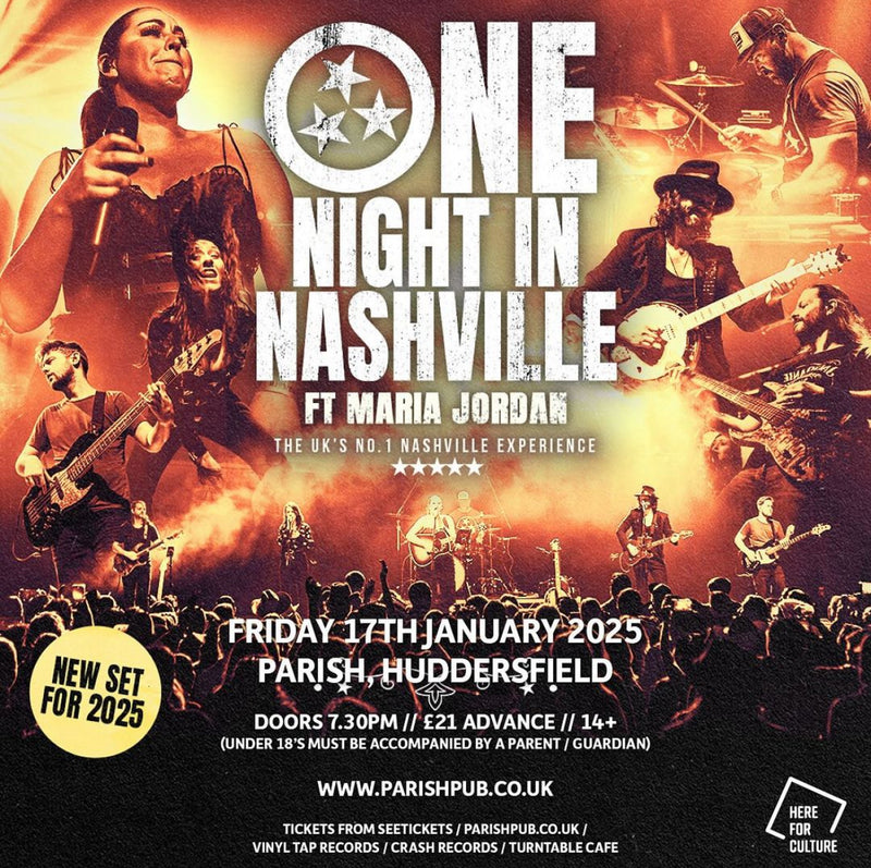 One Night In Nashville 17/01/25 @ The Parish, Huddersfield