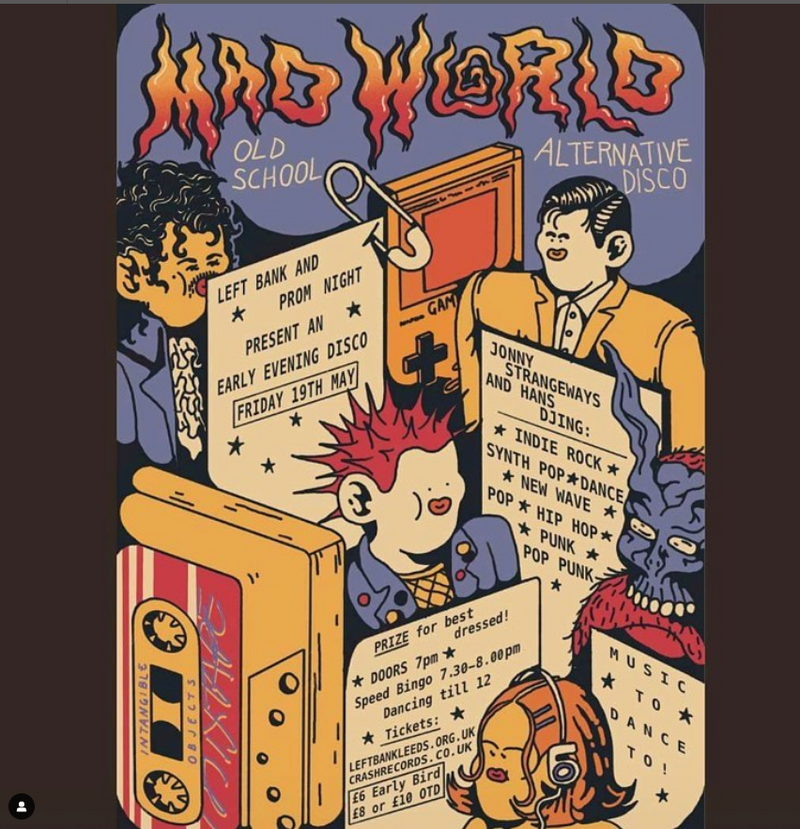 Mad World 19/05/23 @ Left Bank, Leeds