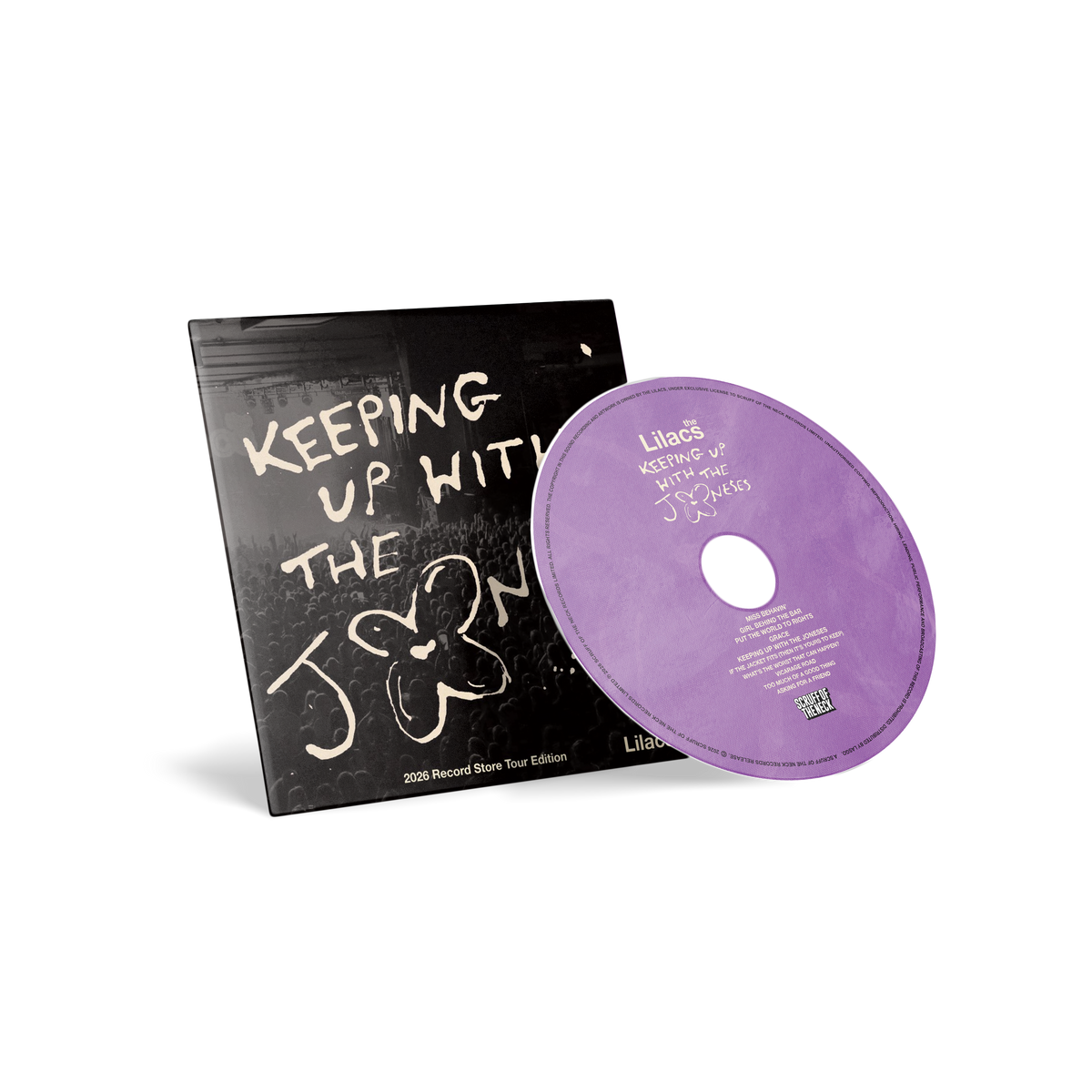 The Lilacs - Keeping Up With The Joneses : Album + Ticket Bundle (Stripped Back Album Launch show at The Key Club Leeds) *Pre-Order