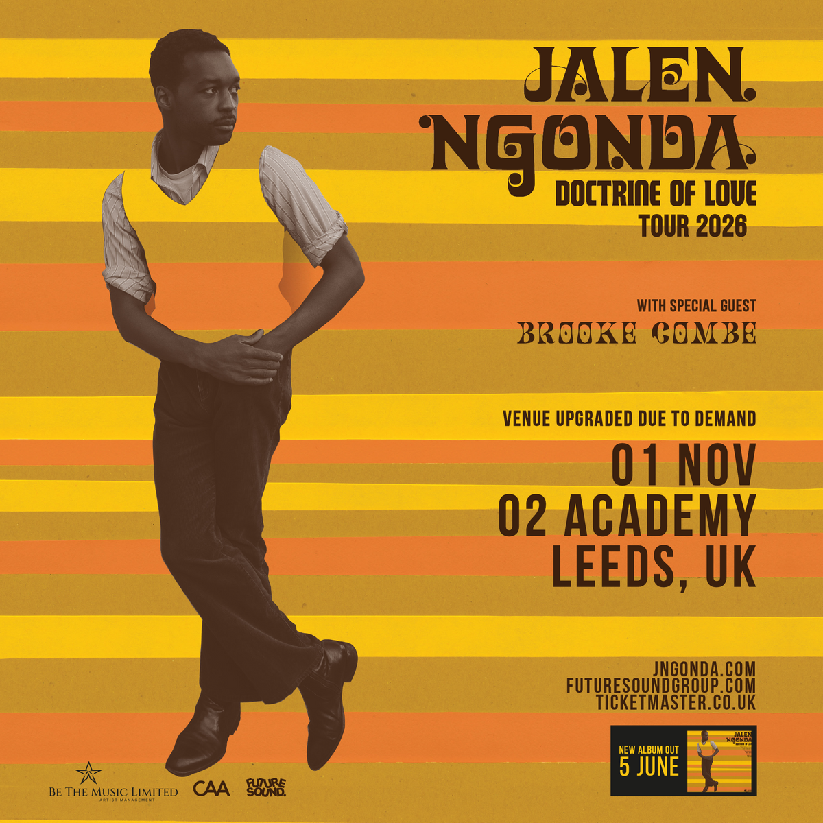 Jalen Ngonda 01/11/26 @ O2 Academy