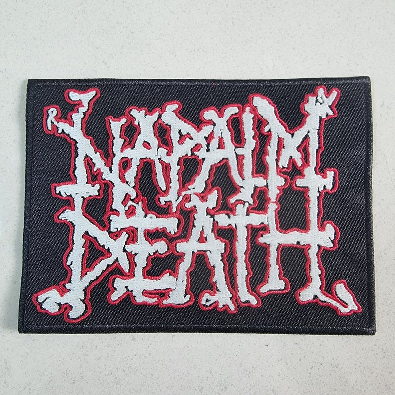 NAPALM DEATH - Logo - (Glow In The Dark) Embroidered Patch