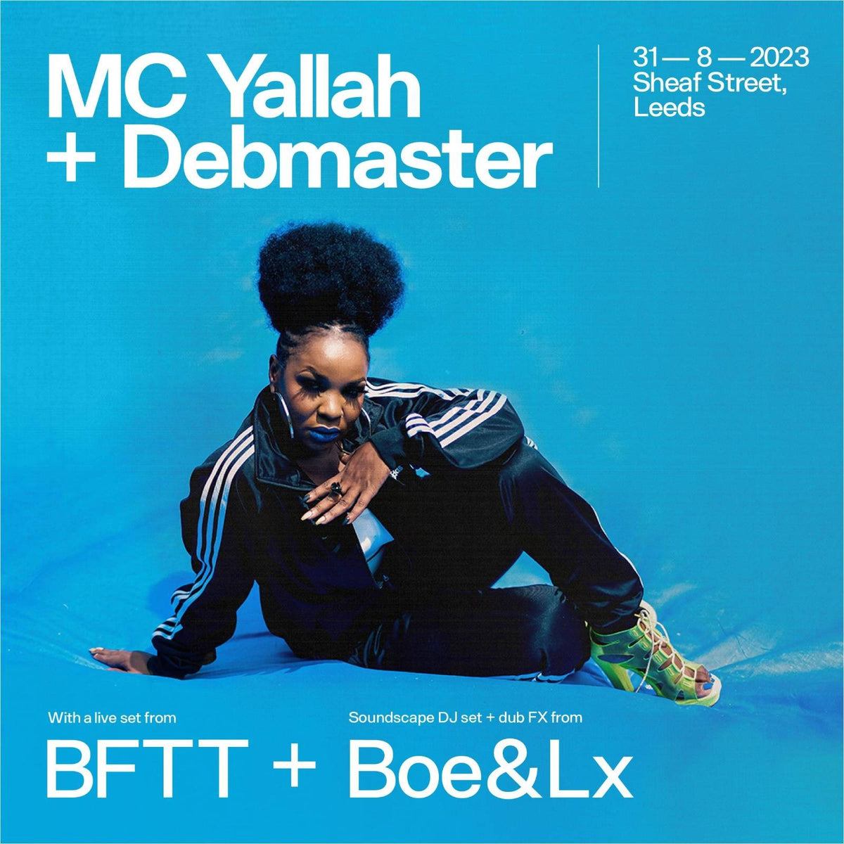 MC Yallah & Debmaster 31/08/23 @ Sheaf St.
