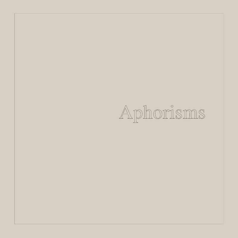 Graham Lambkin - Aphorisms