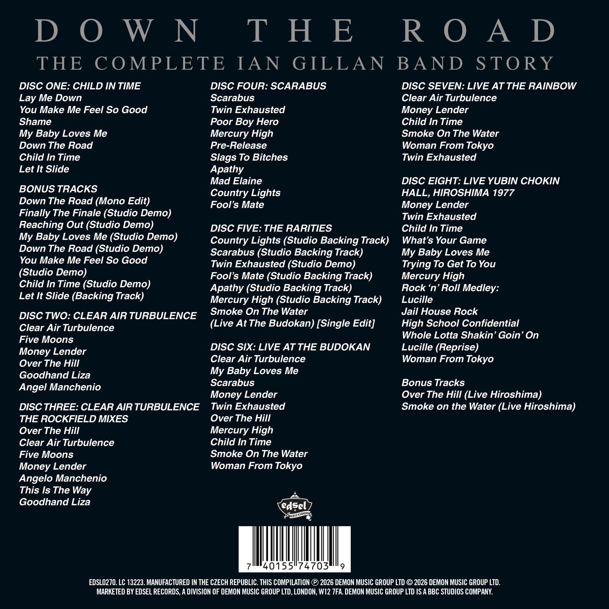Ian Gillan Band - Down The Road: The Complete Ian Gillan Band Story