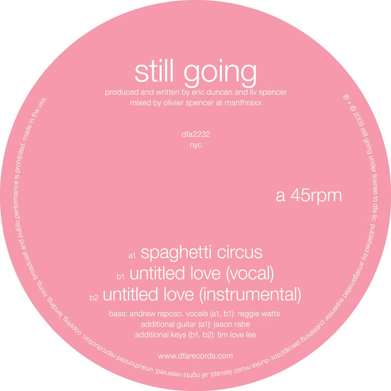 Still Going - Spaghetti Circus *Pre-Order