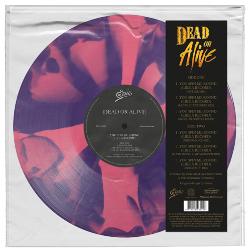 Dead Or Alive - You Spin Me Round (Like A Record) *Pre-Order