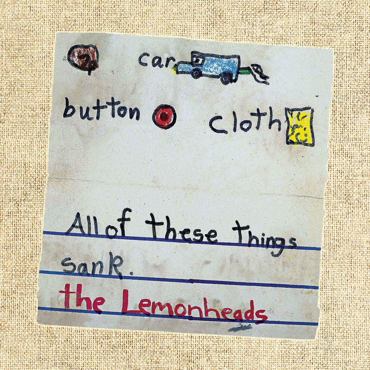 Lemonheads (The) - Car Button Cloth (30th Anniversary Edition) *Pre-Order