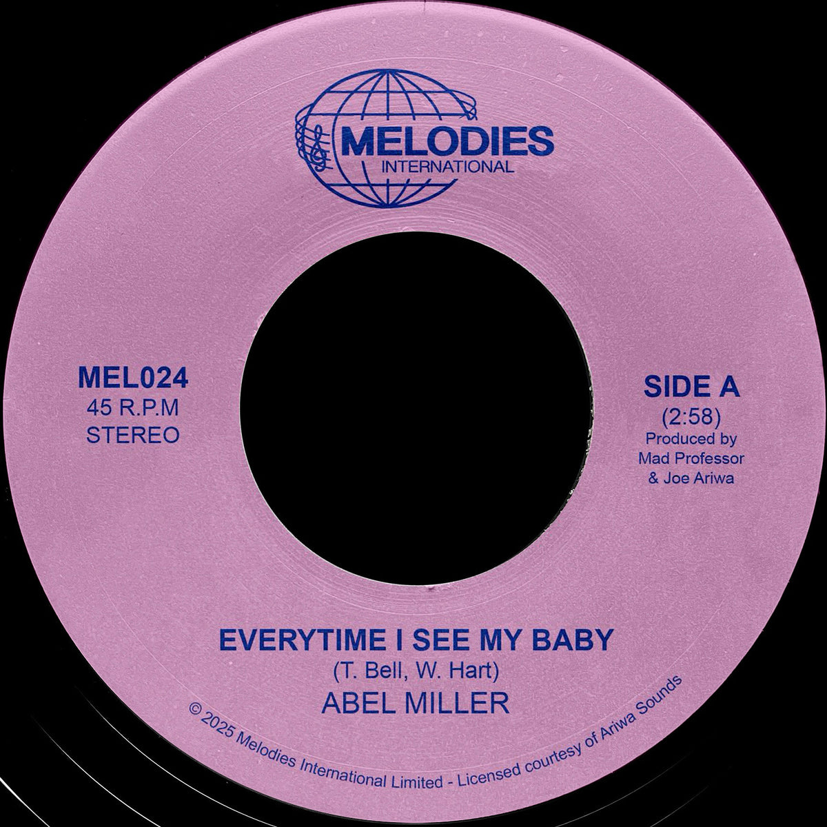 Abel Miller, Mad Professor - Everytime I See My Baby