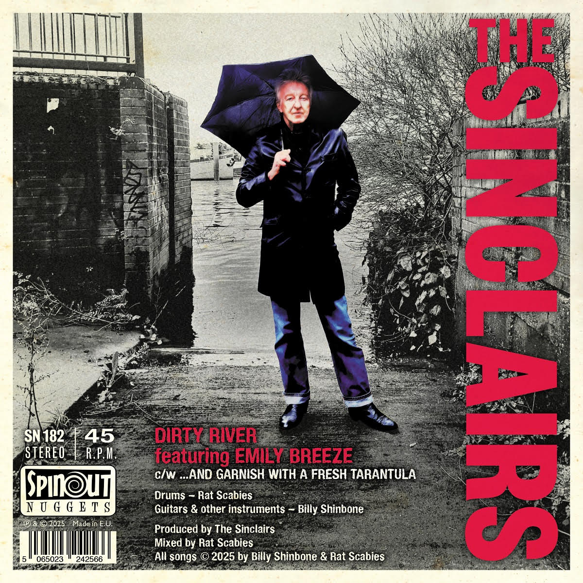 SINCLAIRS (THE) FEAT. EMILY BREEZE - DIRTY RIVER /...AND GARNISH WITH A FRESH TARANTULA *Pre-Order