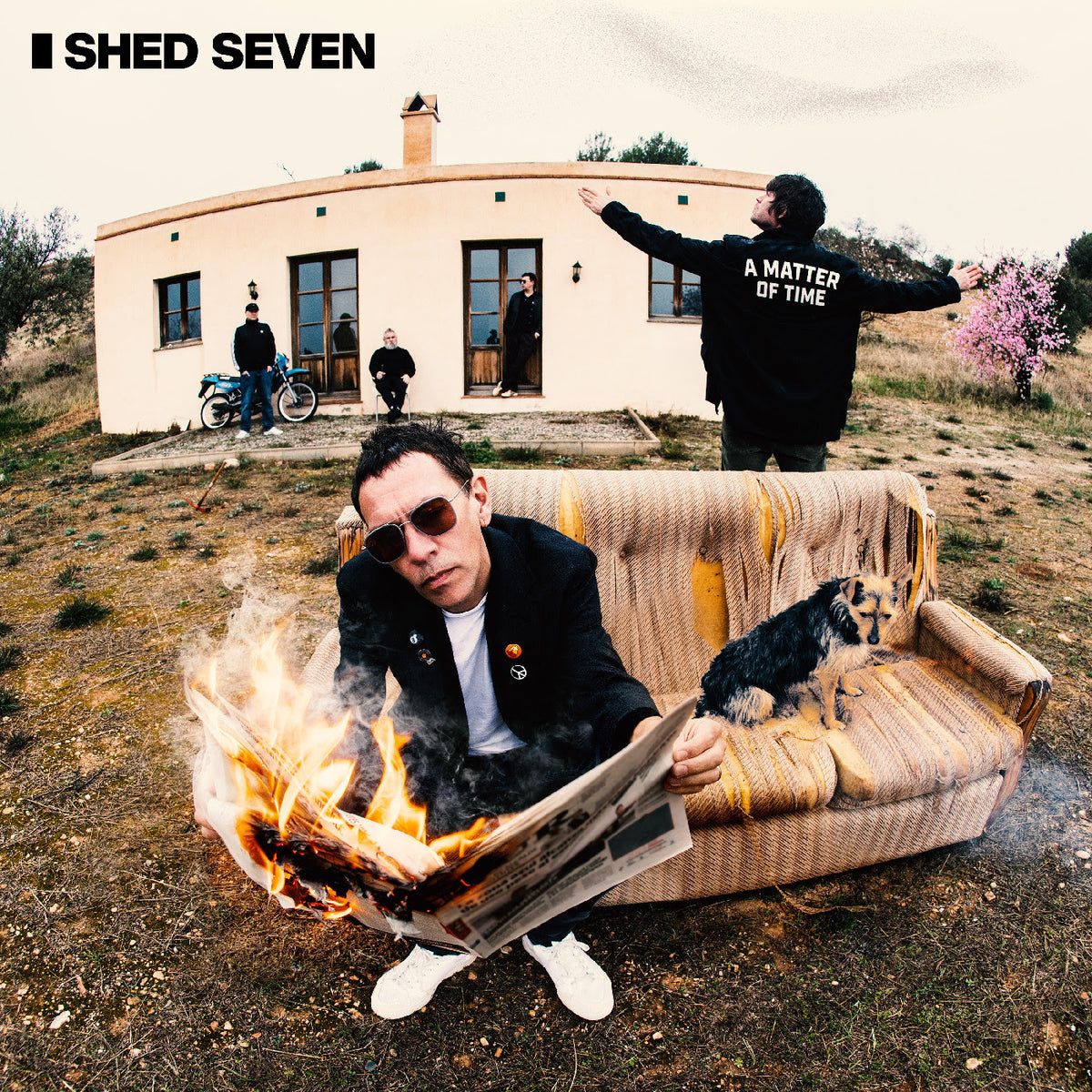 Shed Seven - A Matter of Time (Black/Red Marble) *Pre-Order