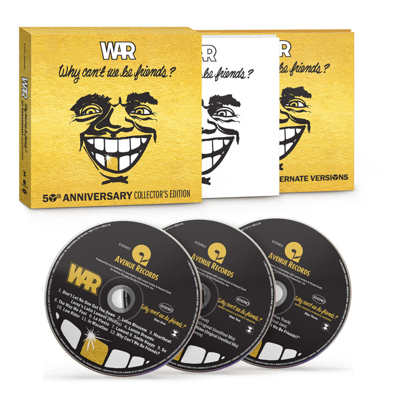 War - Why Can't We Be Friends (50th Anniversary Collectores Edition) *Pre-Order