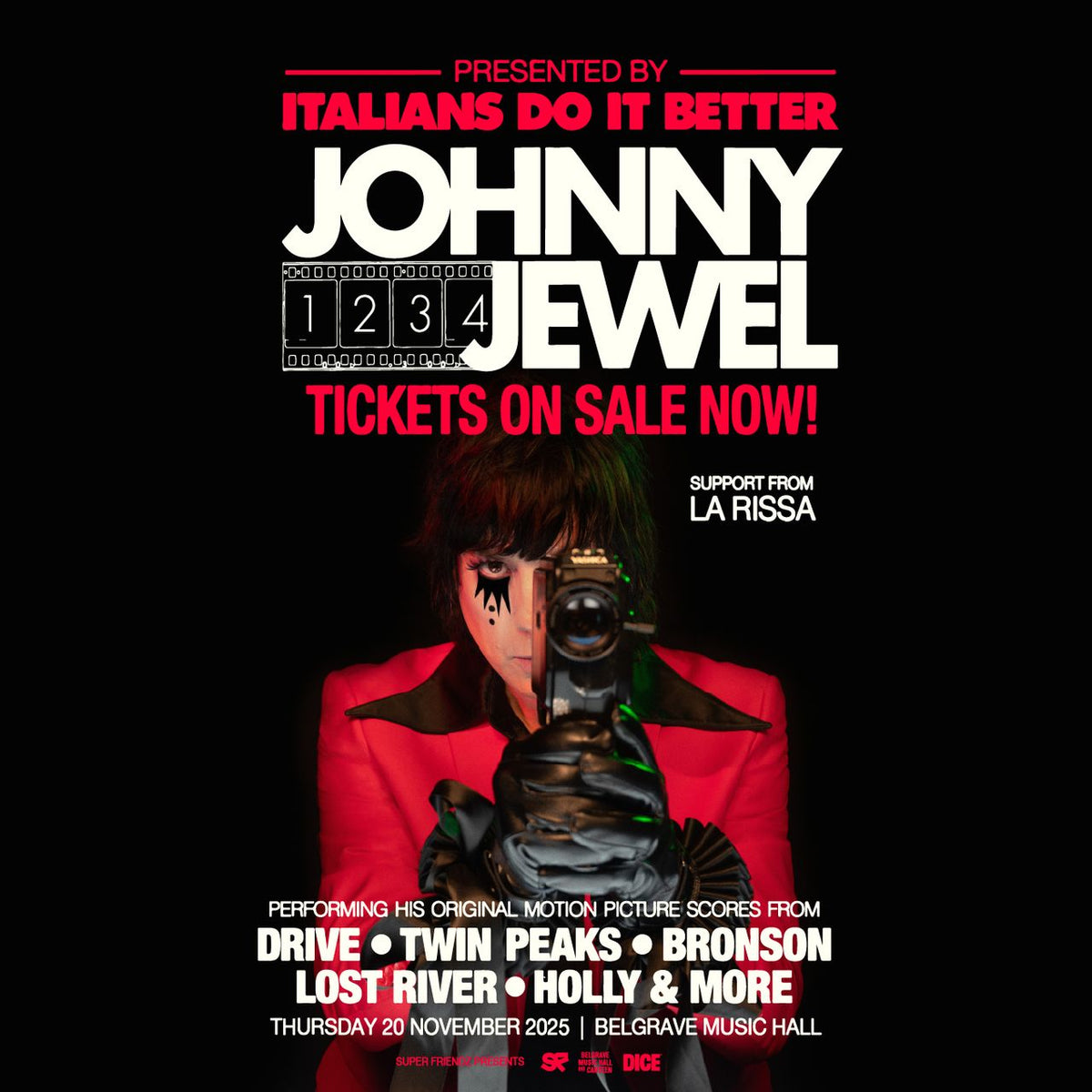 Johnny Jewel 20/11/25 @ Belgrave Music Hall