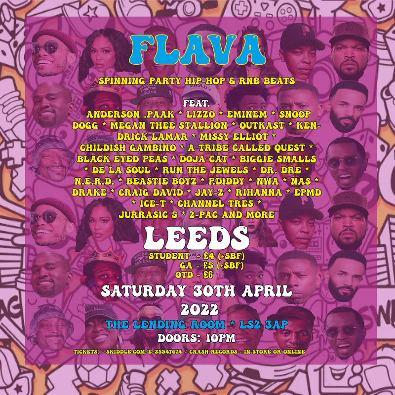 Flava: Party Hip-Hop Club Night 30/04/22 @ The Lending Room