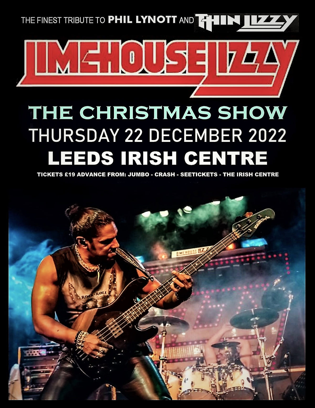 Limehouse Lizzy 22/12/22 @ Leeds Irish Centre