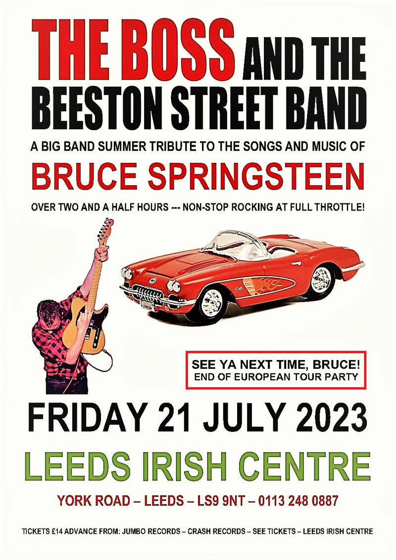 Boss & The beeston Street Band (The) 21/07/23 @ Leeds Irish Centre