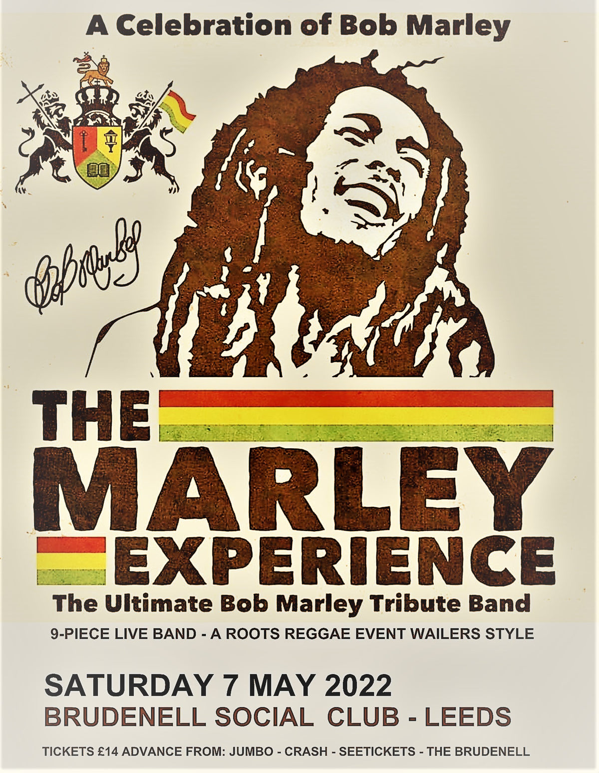 Marley Experience (The) 07/05/22 @ Brudenell Social Club
