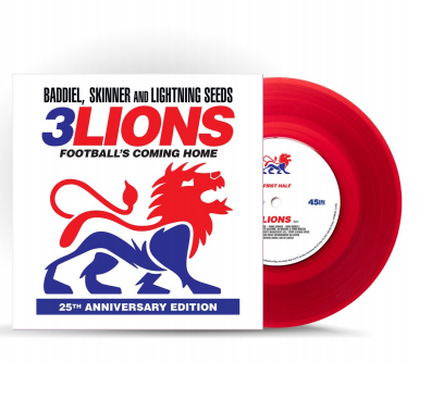 Baddiel, Skinner & The Lightning Seeds - Three Lions 96/98: Red 7" Single