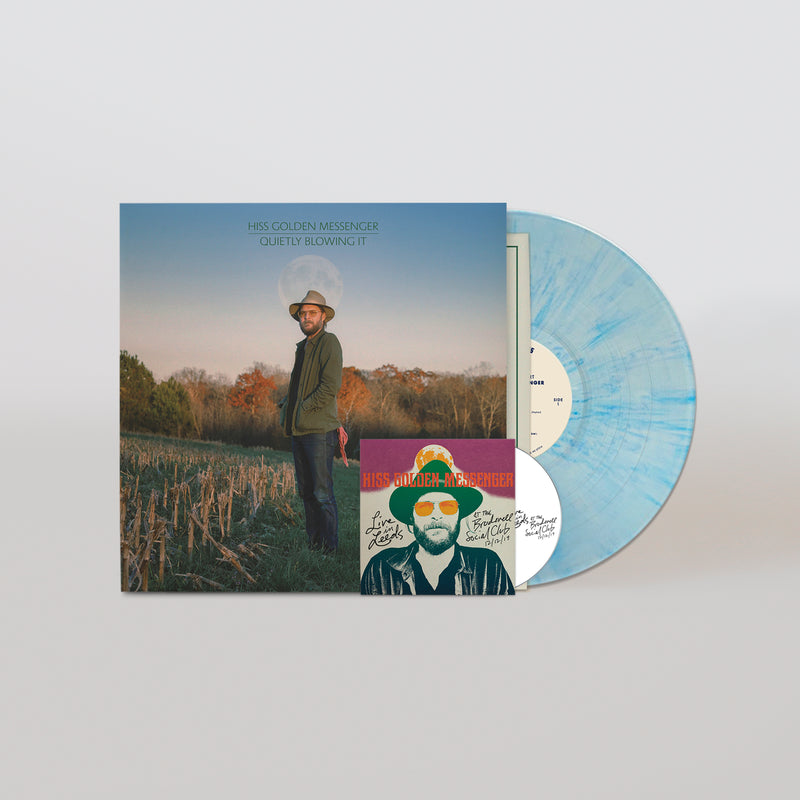 Hiss Golden Messenger - Quietly Blowing It: Limited Powder Blue Swirl Vinyl LP With Poster & Bonus Live In Leeds CD*DINKED EXCLUSIVE 104