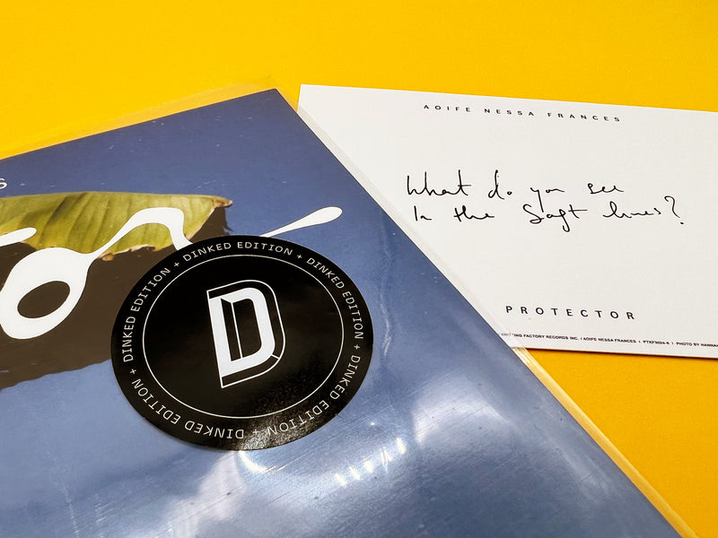 Aoife Nessa Frances - Protector: White & blue Marble Splatter Vinyl  LP + Photoprint & Postcard DINKED EXCLUSIVE 209