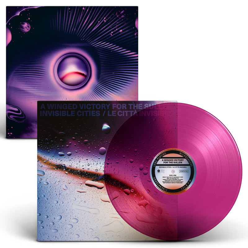 A Winged Victory For The Sullen - Invisible Cities : Exclusive Deep Purple Vinyl LP With Alternate Artwork & Art Print *DINKED EXCLUSIVE 086