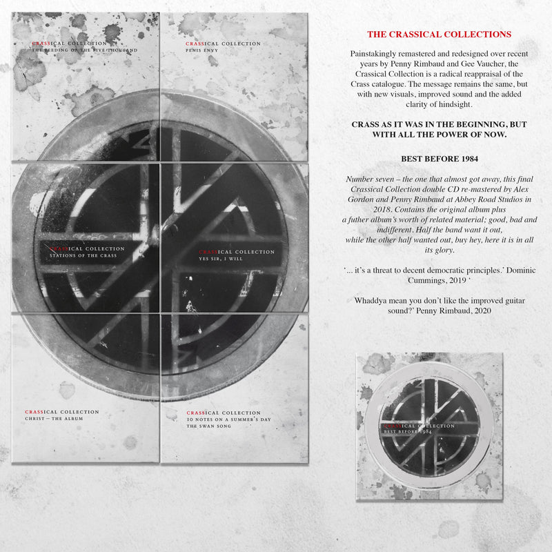 Crass - Crassical Collection 2CD Album Reissues