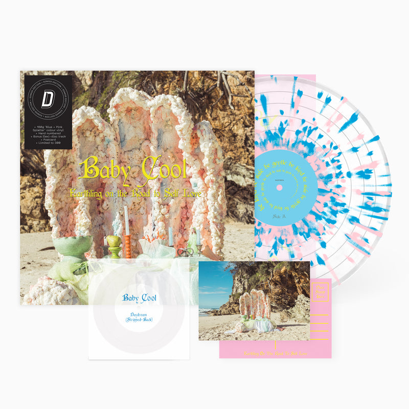 Baby Cool - Earthling On The Road To Self Love: Splatter Vinyl LP + Postcard & Flexi DINKED EDITION EXCLUSIVE 225