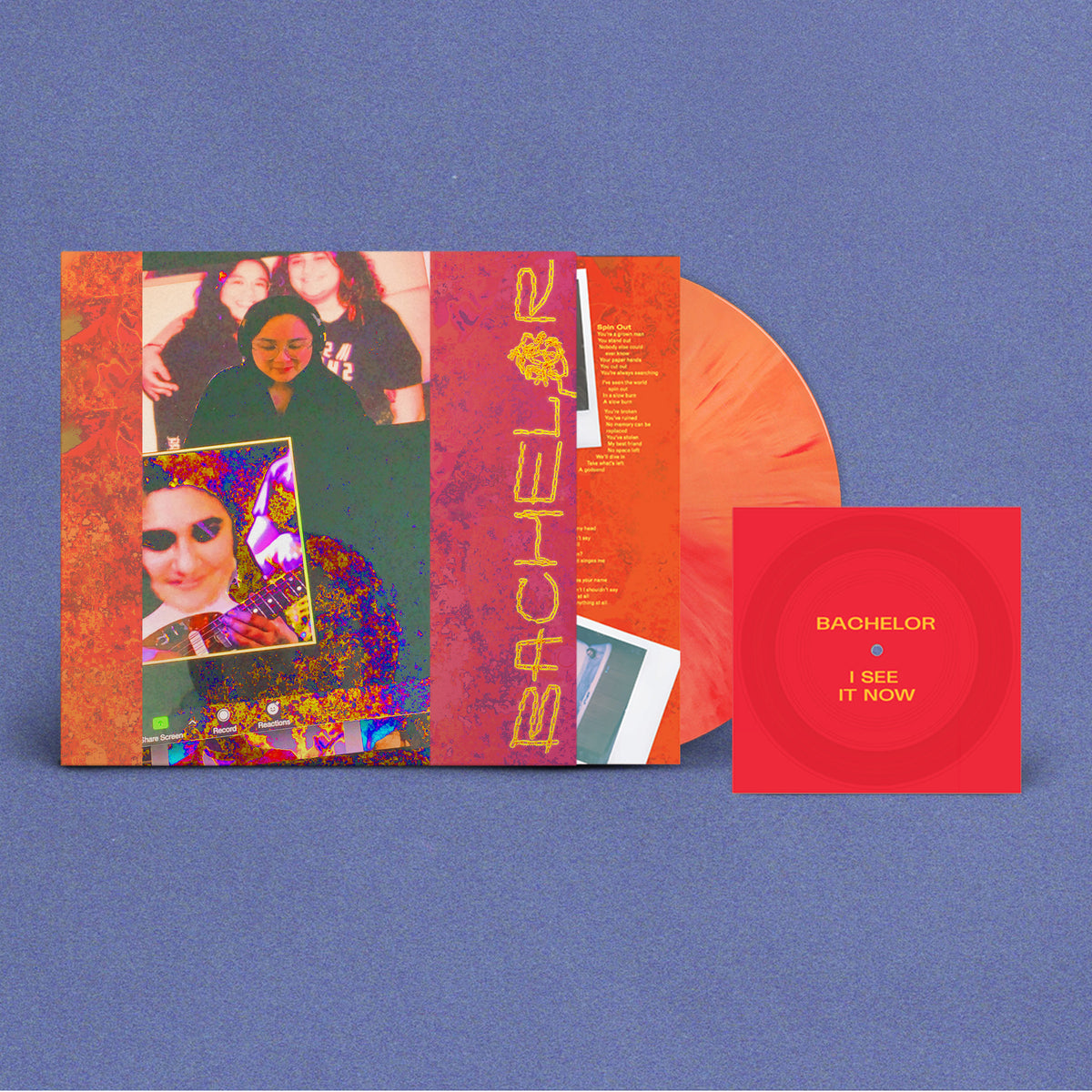 Bachelor - Doomin' Sun : Limited SUN Red & Orange Galaxy Vinyl LP plus bonus Flexi *DINKED EXCLUSIVE 110