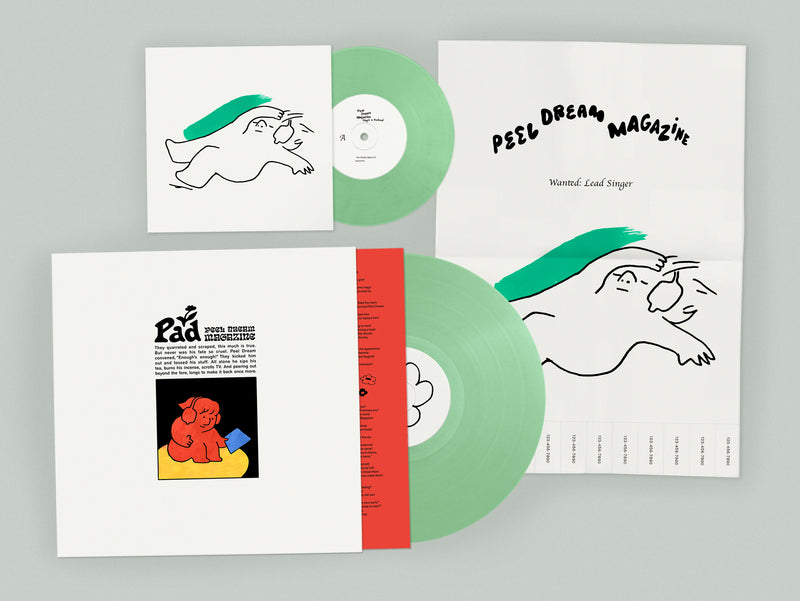 Peel Dream Magazine - Pad: “Wellness” Green Vinyl LP + Bonus 4 song 7” DINKED EXCLUSIVE 215