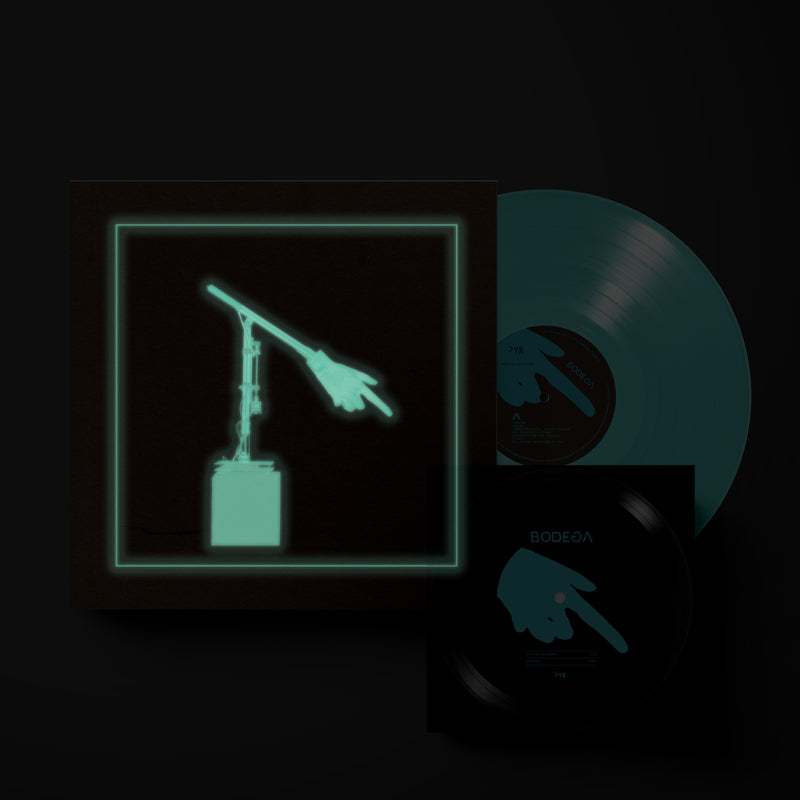 Bodega - Broken Equipment : Limited Clear Teal Vinyl LP + Bonus Flexi with Glow In The Dark Alternate Sleeve DINKED EXCLUSIVE 155