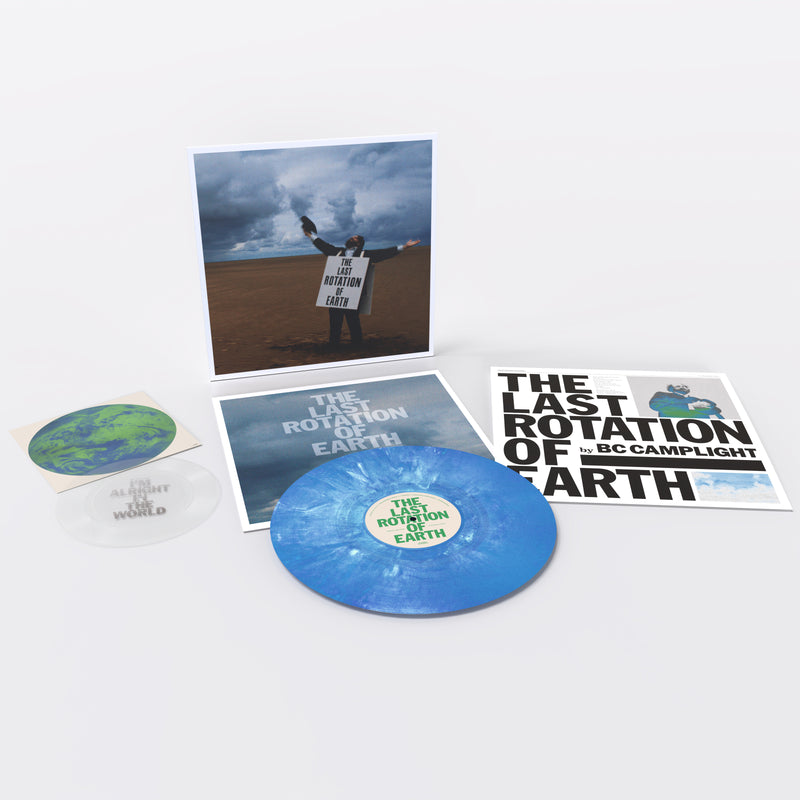 BC Camplight - The Last Rotation Of Earth: Blue Marble Vinyl LP + Exclusive Flexi Disc DINKED EDITION EXCLUSIVE 239