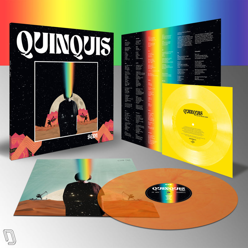 QUINQUIS - Seim: Clear/Orange Vinyl LP + Flexi Disc & Numbered Print DINKED EXCLUSIVE 169