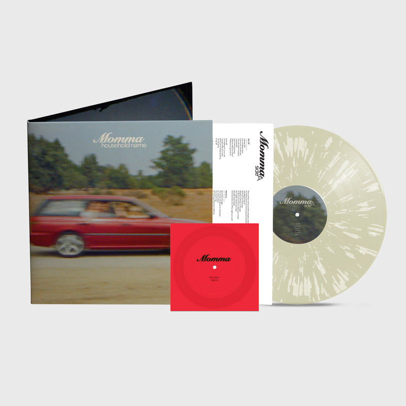 Momma - Household Name: Limited White Splatter on Clear Vinyl LP + Flexi DINKED EXCLUSIVE 192 *Pre-Order