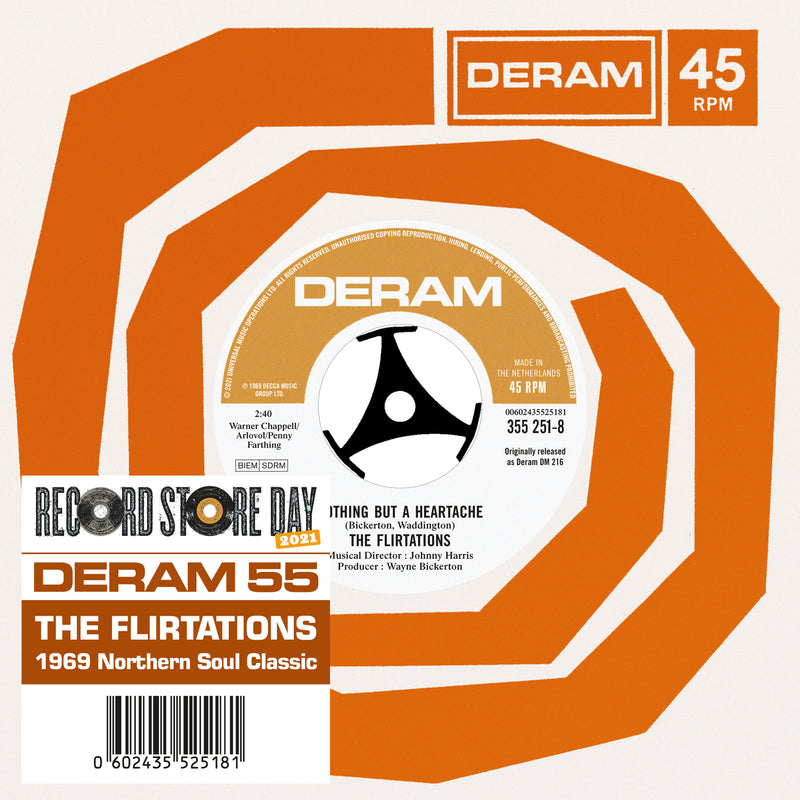 Flirtations (The) - Nothing But A Heartache’ b/w ‘Need Your Loving’: 7" Single Limited RSD 2021