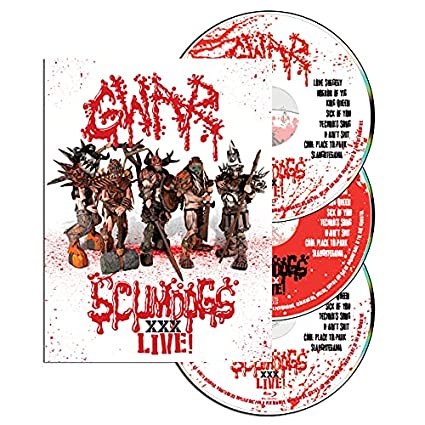 Gwar - Scumdogs XXX Live 3 Disc Set CD/DVD/Blu-Ray