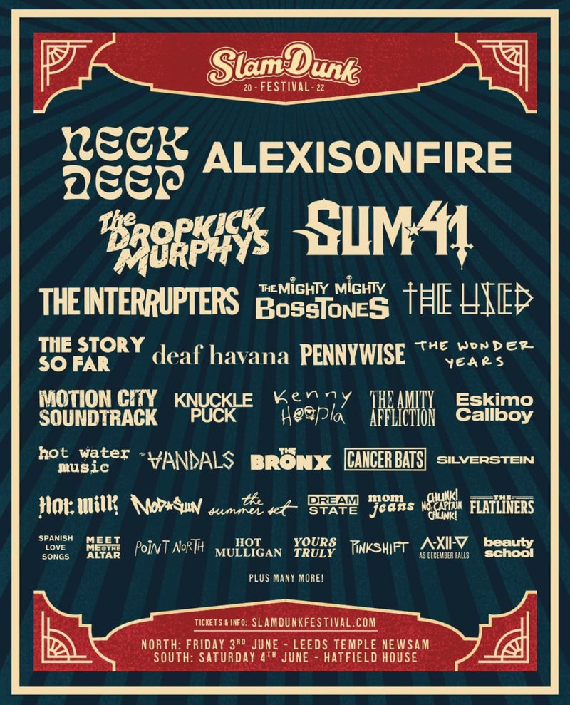 Slam Dunk Festival 2022 - North 03/06/22 @ Temple Newsam, Leeds