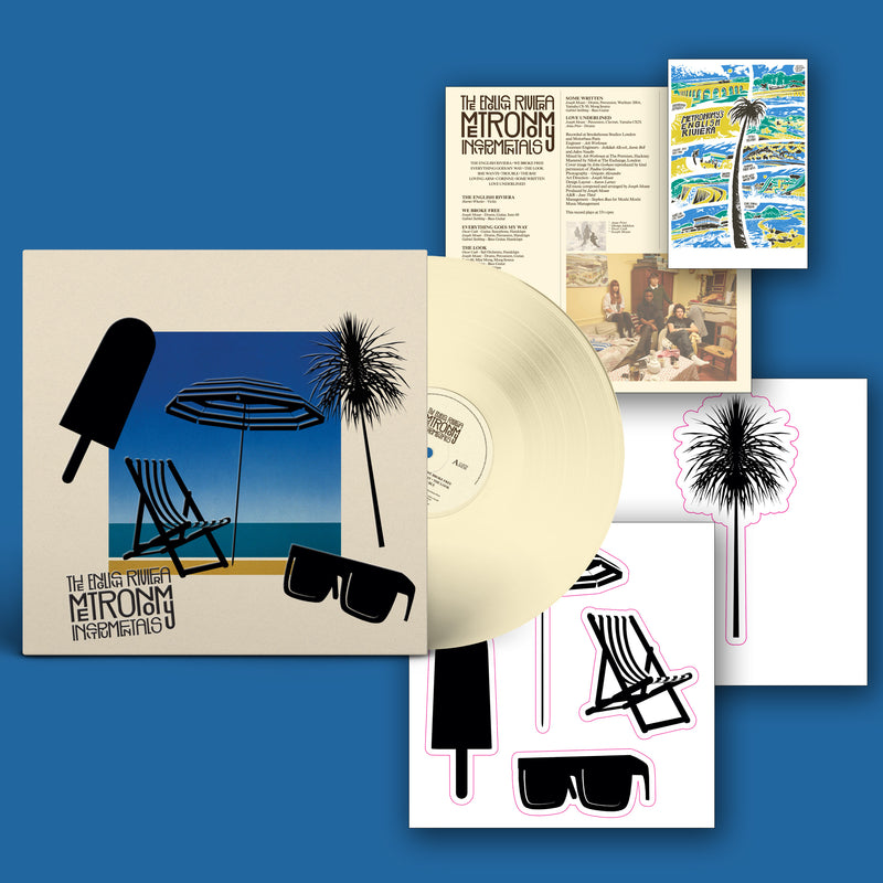Metronomy - The English Riviera (Instrumentals): Limited Cream Vinyl LP With Sticker Sheets And Postcard DINKED EXCLUSIVE 131