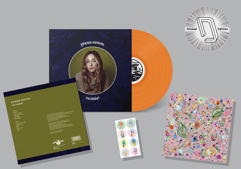 Johanna Samuels - Excelsior! : Exclusive Numbered Orange Vinyl LP with Sticker Set *DINKED EXCLUSIVE 101* Pre-Order