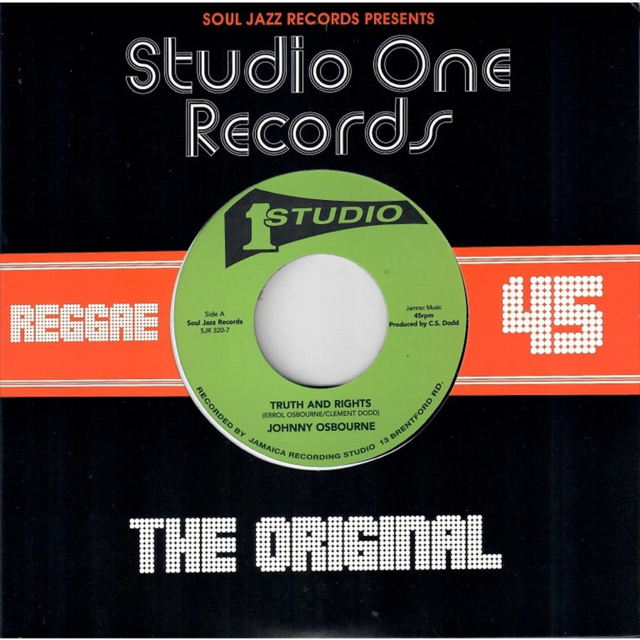 Johnny Osbourne / Prince Jazzbo - Truth And Rights / Crabwalking 7"